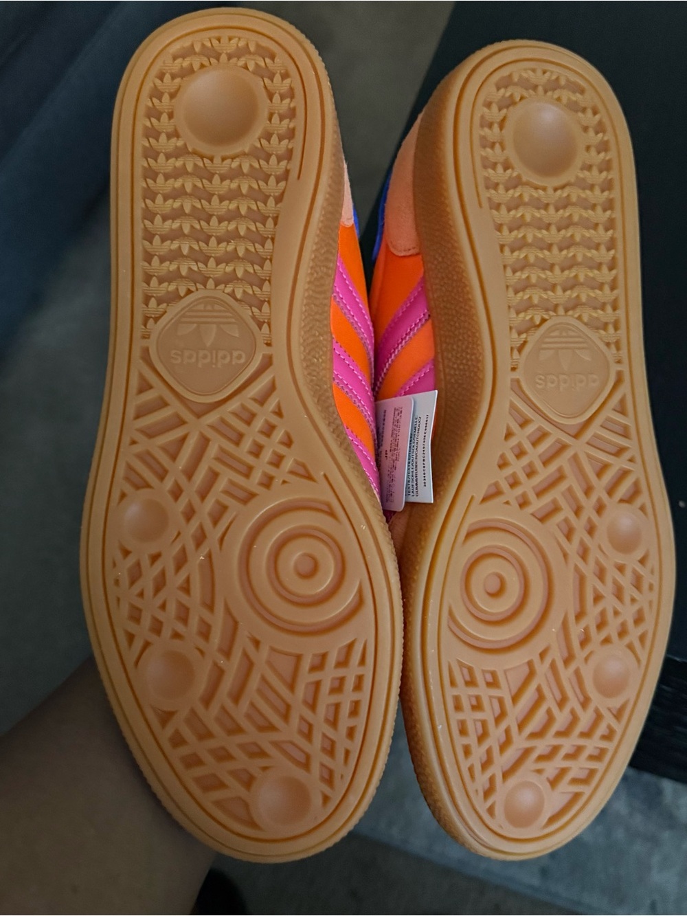Brand New with Tag Adidas Orange & Pink Handball Spezial Retro Suede Sneaker - Picture 10 of 10